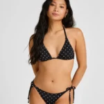 Bikini Noir Lunares Triangle