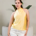 Blusa Amarilla Halter Fresh