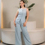 Conjunto Celeste Palazzo Chic
