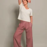Set Rosé Wide Casual Sport