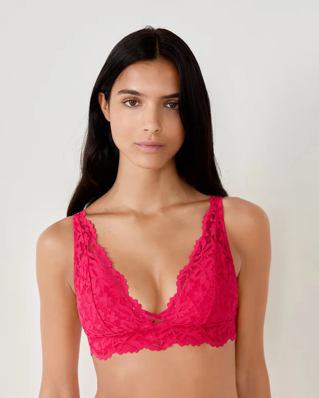 SUJ109 Sujetador Fucsia Encaje Vibrante - Imagen 1