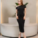 Vestido Noir Essential Midi